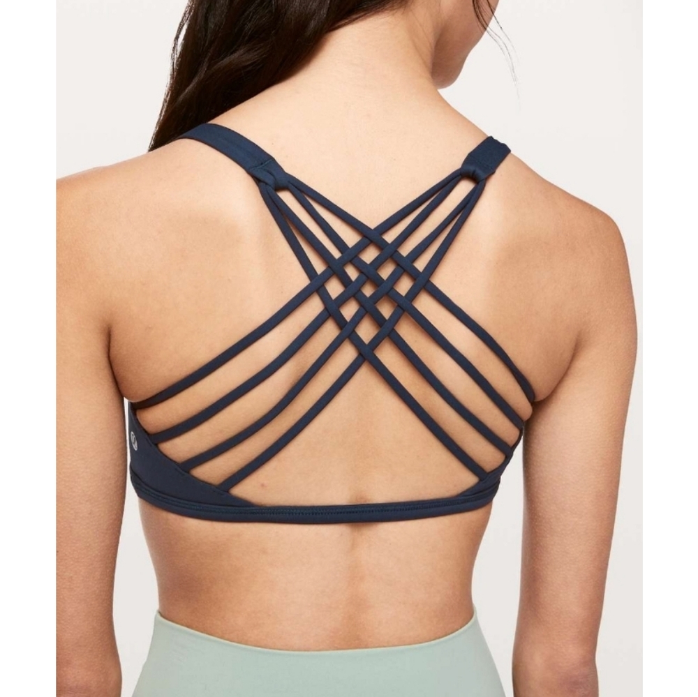 LULULEMON Black Free To Be Sports Bra (Wild) sz 8